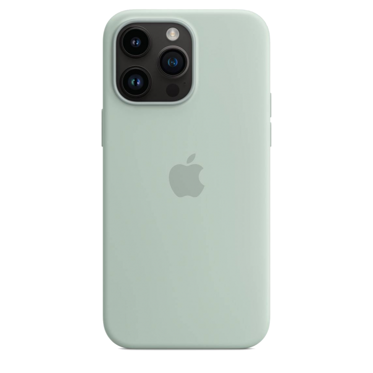 Чохол Apple Silicone Case для iPhone 14 Pro Max with MagSafe (Succulent)