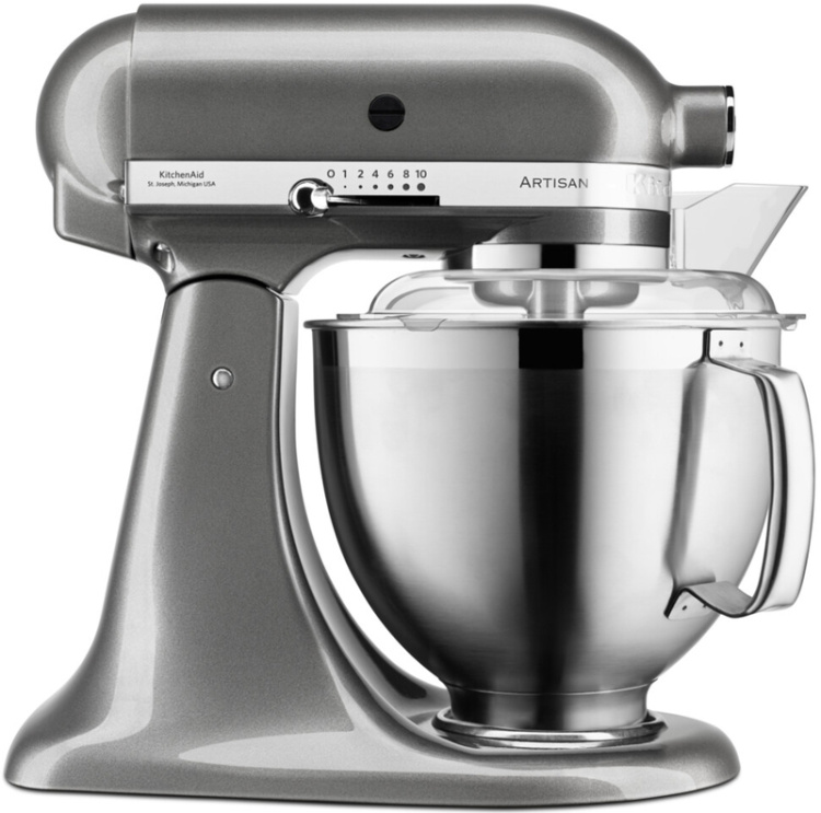Планетарный миксер KitchenAid Artisan 4,8 л 5KSM185PSEMS Silver Medallion (UA)