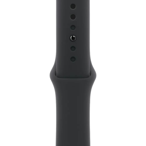 Apple Watch Series 11 GPS, 42mm Space Gray Aluminum Case with Black Sport Band - M/L (MEQX4) бу