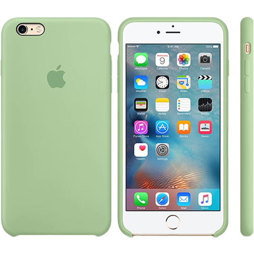 Чохол Smart Silicone Case для iPhone 6+/6S+ Original (FoxConn) (Mint)