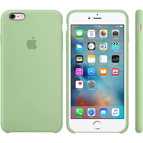 Чохол Smart Silicone Case для iPhone 6+/6S+ Original (FoxConn) (Mint)