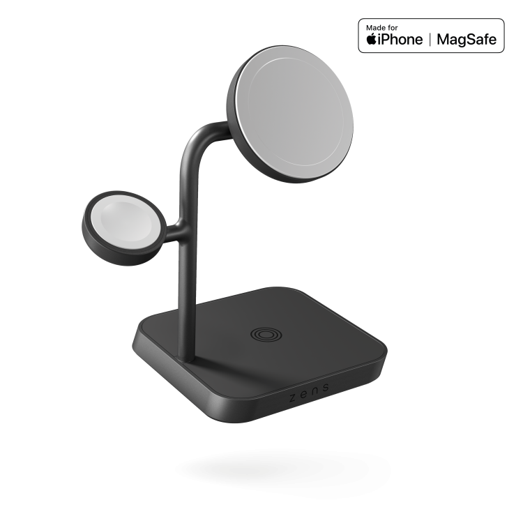 Безпровідна зарядка Zens 4-in-1 MagSafe + Watch Wireless Charging Station Black (ZEAPDC01/00) Безпровідна зарядка Zens 4-in-1 MagSafe + Watch Wireless Charging Station Black (ZEAPDC01/00)