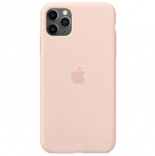 Чехол Silicone Case Full Cover для iPhone 11 Pro Original (FoxConn) (Pink Sand)