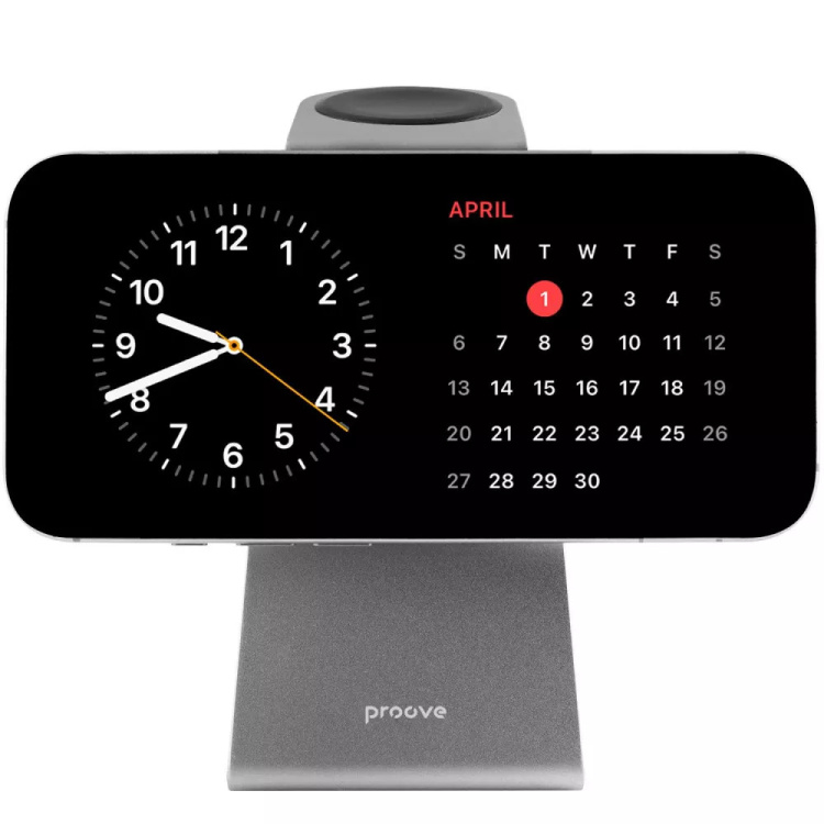 Безпровідна зарядка Proove Omni Power 3 in 1 Gray (WSOP15020003)