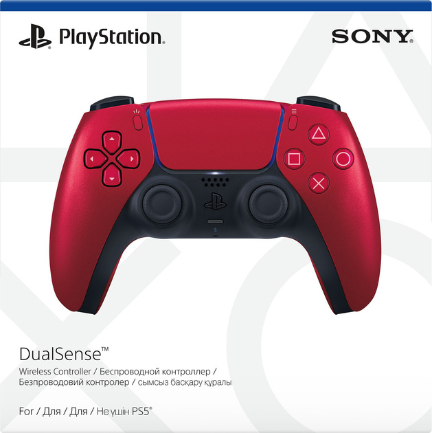 Бездротовий геймпад Sony PlayStation 5 DualSense (Volcanic Red) (1000040728) Бездротовий геймпад Sony PlayStation 5 DualSense (Volcanic Red) (1000040728)