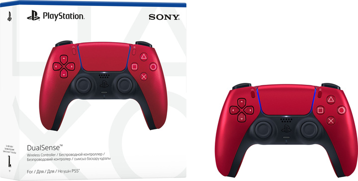 Бездротовий геймпад Sony PlayStation 5 DualSense (Volcanic Red) (1000040728) Бездротовий геймпад Sony PlayStation 5 DualSense (Volcanic Red) (1000040728)