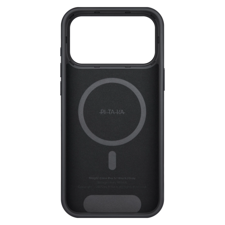 Чохол Pitaka MagEZ Business Protective Case для iPhone 17 Pro Max Black/Grey (KI1701BPM)