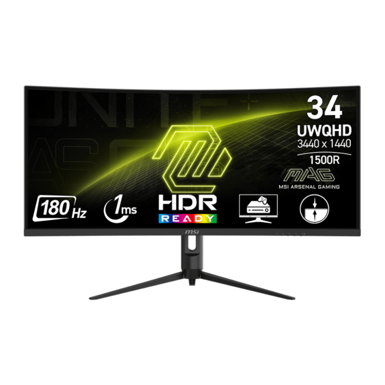 Монитор MSI 34" MAG 342CQR E2 VA 180Hz (UA)