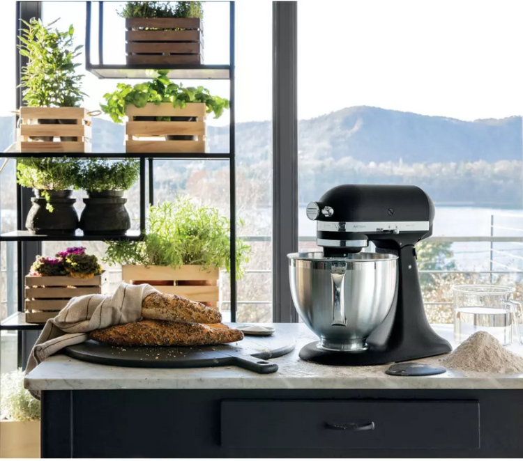 Планетарный миксер KitchenAid Artisan 4,8 л 5KSM185PSEOB Black (UA)