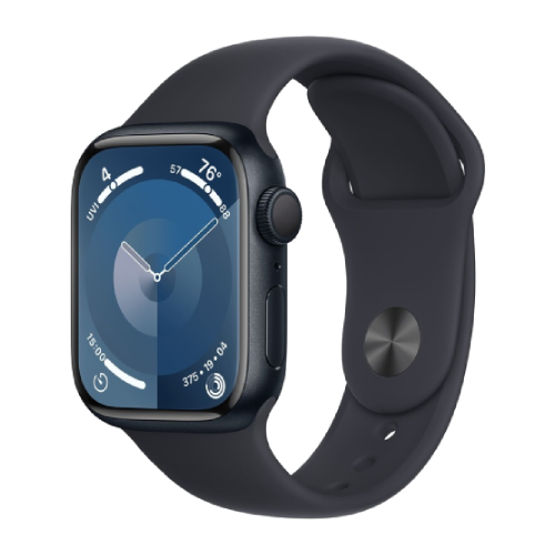Apple Watch Series 9 41mm GPS Midnight Aluminum Case with Midnight Sport Band (M/L) MR8X3
