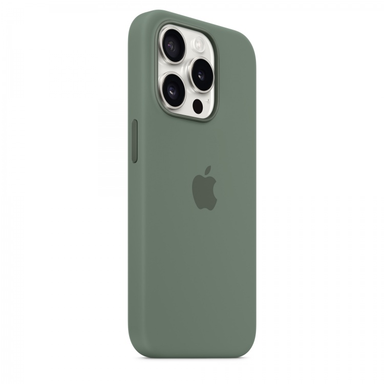 Чохол Apple Silicone Case для iPhone 15 Pro with MagSafe (Cypress)