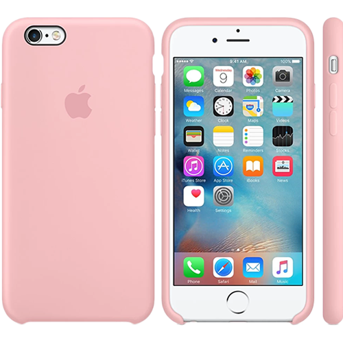Чехол Smart Silicone Case для iPhone 6/6S Original (FoxConn) (Pink)