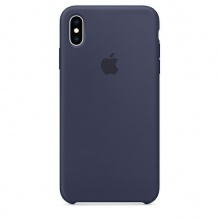 Чехол Smart Silicone Case для iPhone Xs Max Original (FoxConn) (Midnight Blue)
