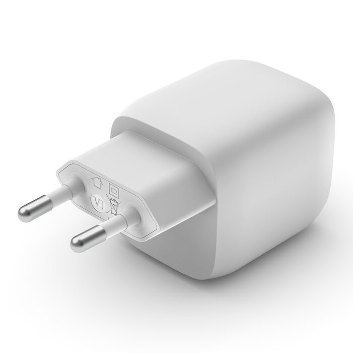 Блок питания Belkin Home Charger 42W USB-C PD PPS 30Вт, USB-A 12Вт White (WCB009VFWH)