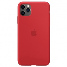 Чехол Silicone Case Full Cover для iPhone 11 Pro Original (FoxConn) (Red)