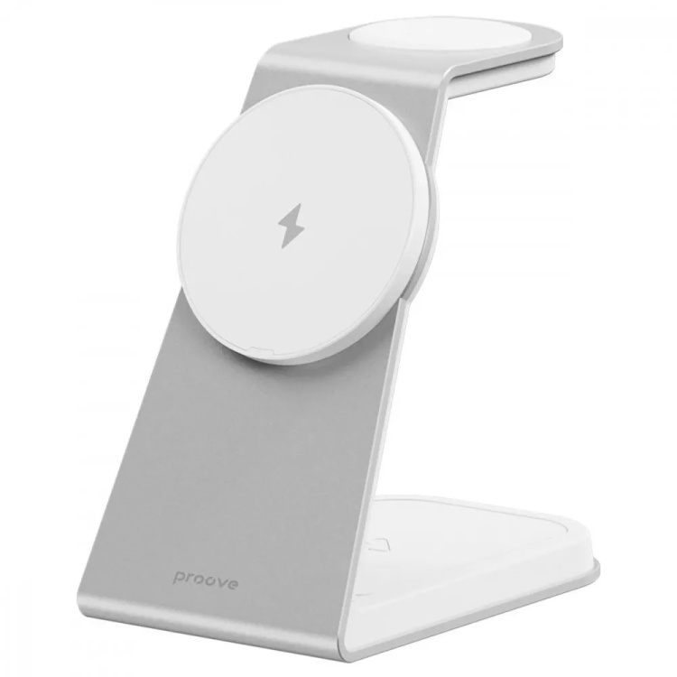 Безпровідна зарядка Proove Omni Power 3 in 1 White (WSOP15020002)
