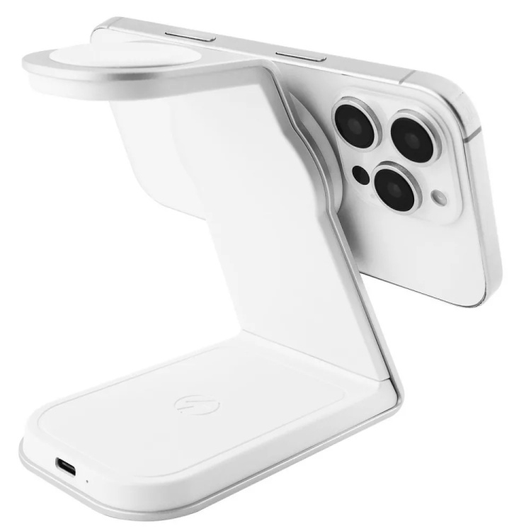 Безпровідна зарядка Proove Omni Power 3 in 1 White (WSOP15020002)