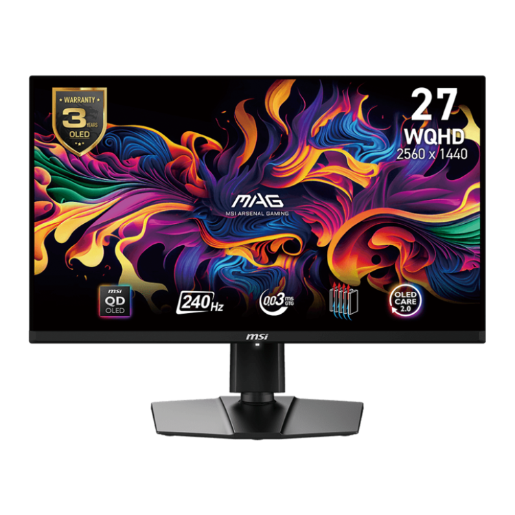 Монітор MSI 26.5" MAG 271QPX QD-OLED 240Hz E2 (UA)