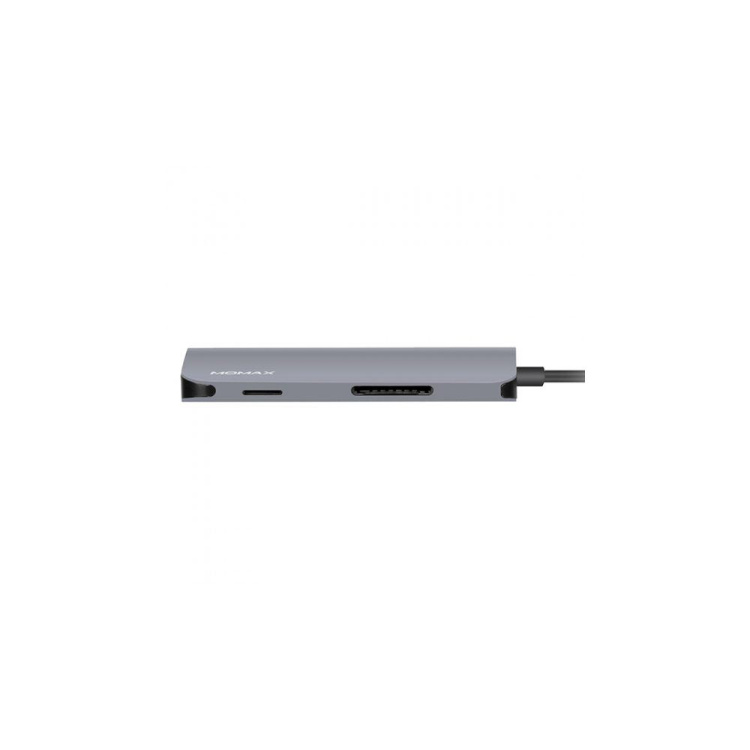 Перехідник Momax USB-C HUB 8in1 Onelink (Grey)