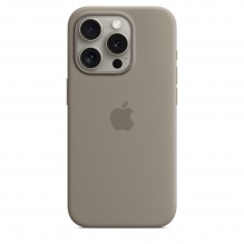 Чохол Apple Silicone Case для iPhone 15 Pro with MagSafe (Clay)