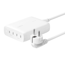 Блок живлення Belkin 200Вт 4хUSB-С GAN PD PPS (White)