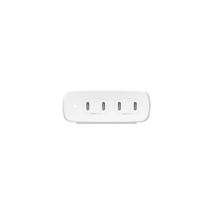 Блок живлення Belkin 200Вт 4хUSB-С GAN PD PPS (White)