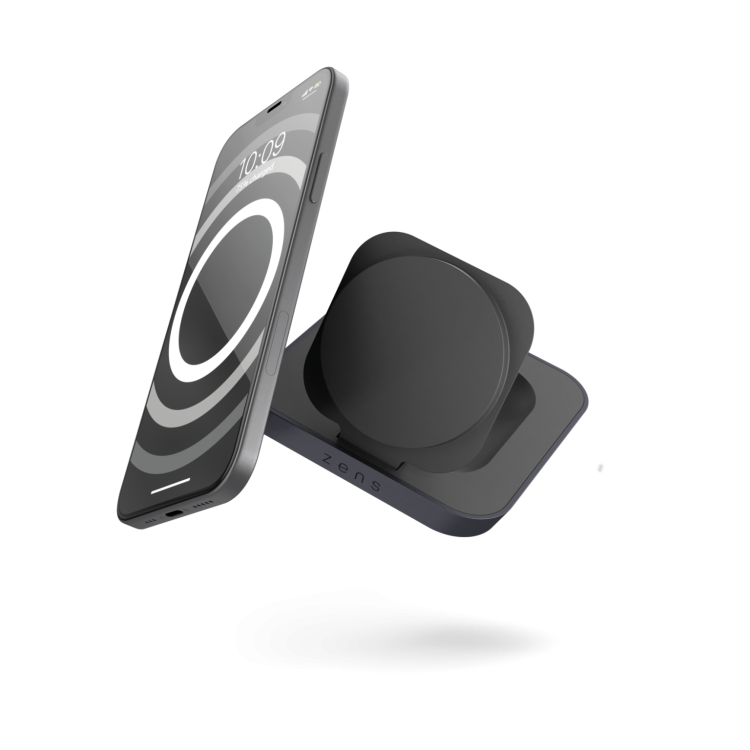 Безпровідна зарядка Zens Magnetic Nightstand Charger Black (ZESC16B/00)