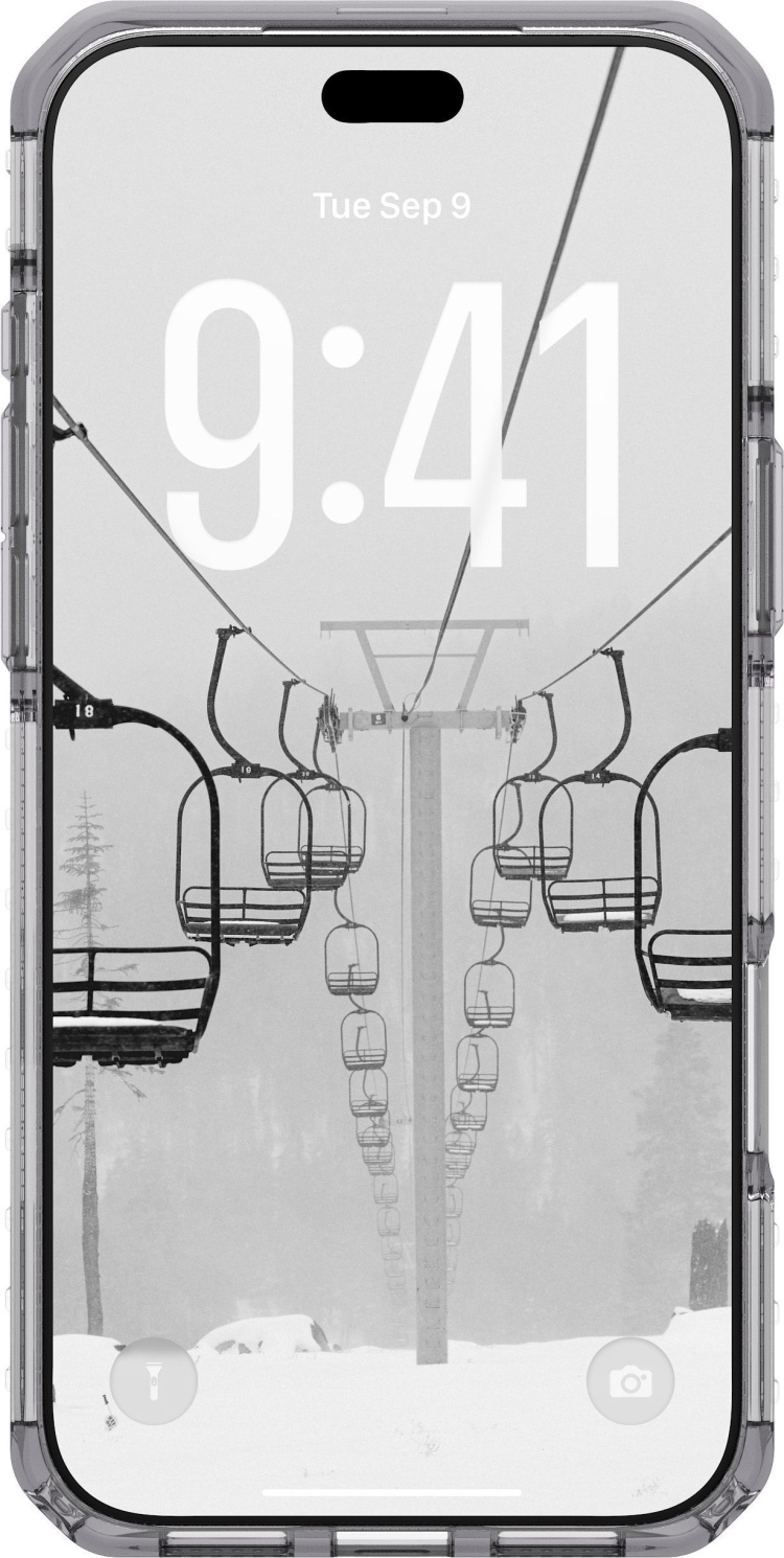 Чехол UAG Plyo LT Magsafe для iPhone 18 Pro (Ice/Smoke) (11459311433B)