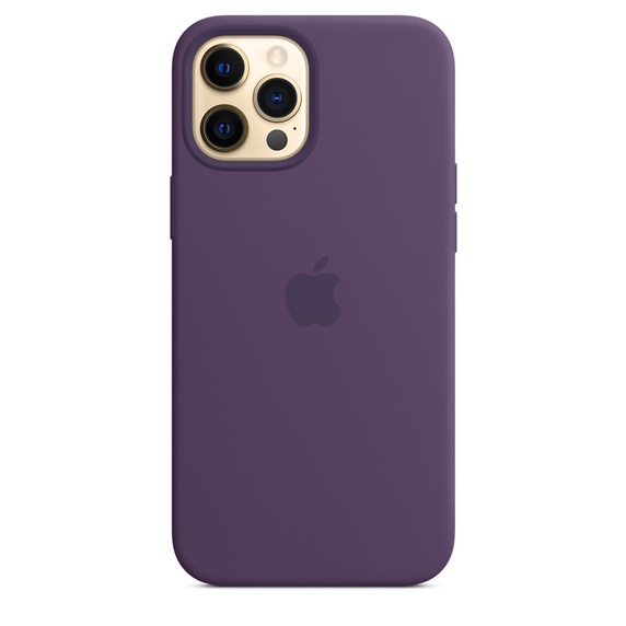 Чехол Apple Silicone Case для iPhone 12 Pro Max with MagSafe (Amethyst)
