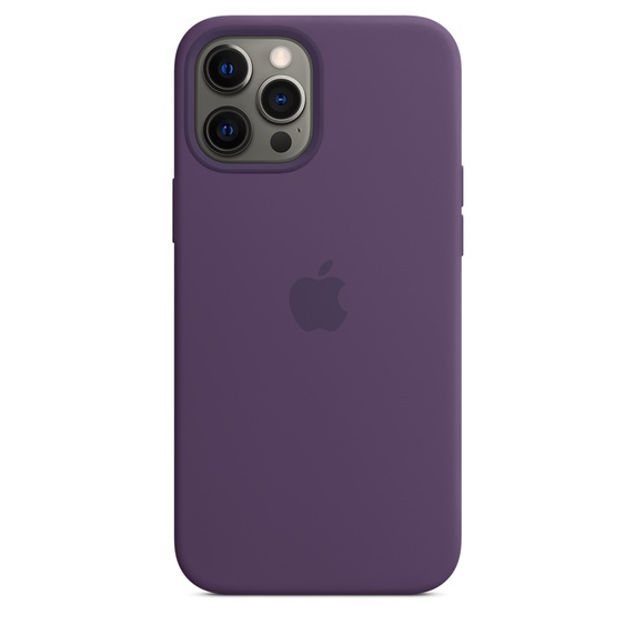 Чехол Apple Silicone Case для iPhone 12 Pro Max with MagSafe (Amethyst)