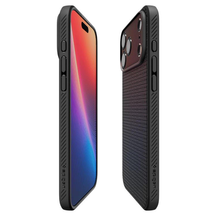 Чохол Spigen Liquid Air для iPhone 17 Pro Max Matte Black (ACS10265) Чохол Spigen Liquid Air для iPhone 17 Pro Max Matte Black (ACS10265)