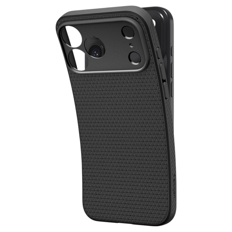 Чохол Spigen Liquid Air для iPhone 17 Pro Max Matte Black (ACS10265) Чохол Spigen Liquid Air для iPhone 17 Pro Max Matte Black (ACS10265)