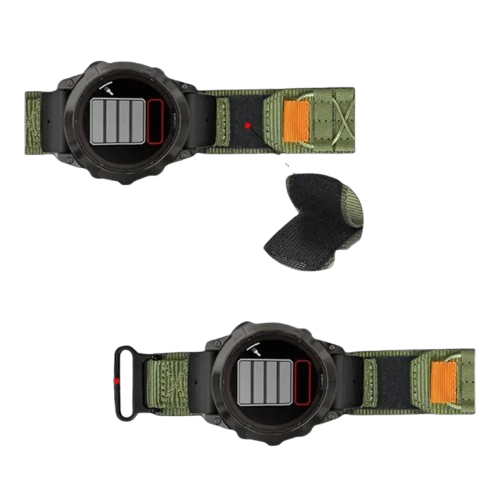 Ремешок Tactic Fiber для Garmin (QuickFit 22) Green Ремешок Tactic Fiber для Garmin (QuickFit 22) Green