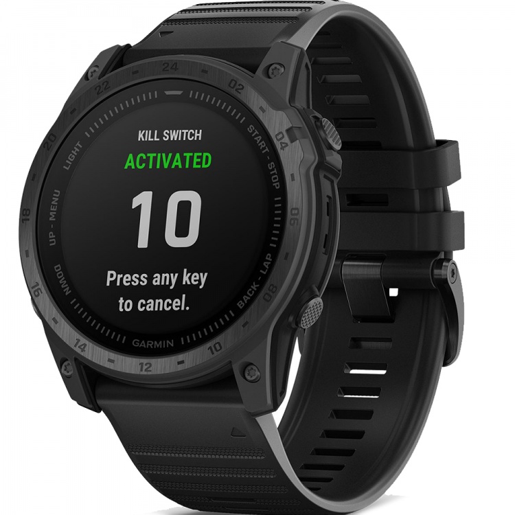 Garmin Tactix 7 Premium Tactical GPS Watch with Silicone Band (010-02704-00/01)