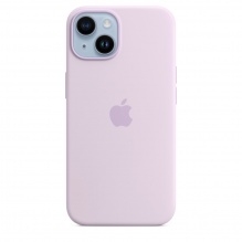 Чехол Apple Silicone Case для iPhone 14 with MagSafe (Lilac)