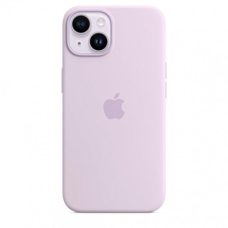 Чохол Apple Silicone Case для iPhone 14 with MagSafe (Lilac) Чохол Apple Silicone Case для iPhone 14 with MagSafe (Lilac)