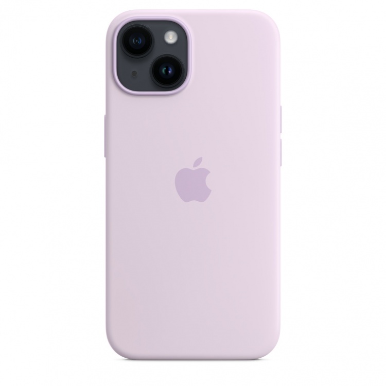 Чохол Apple Silicone Case для iPhone 14 with MagSafe (Lilac)