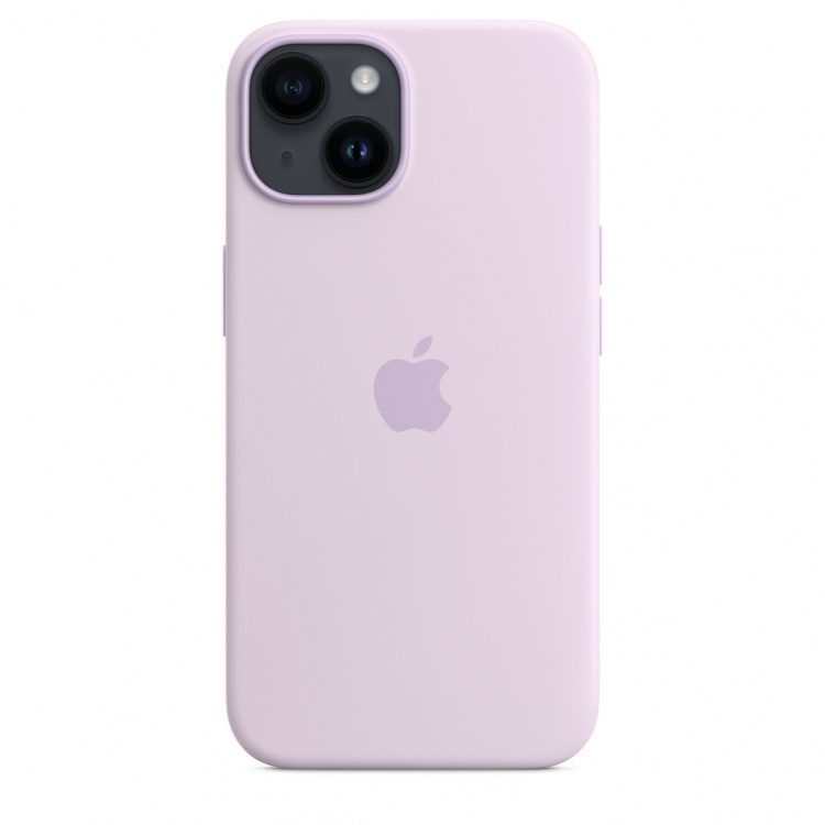 Чохол Apple Silicone Case для iPhone 14 with MagSafe (Lilac) Чохол Apple Silicone Case для iPhone 14 with MagSafe (Lilac)
