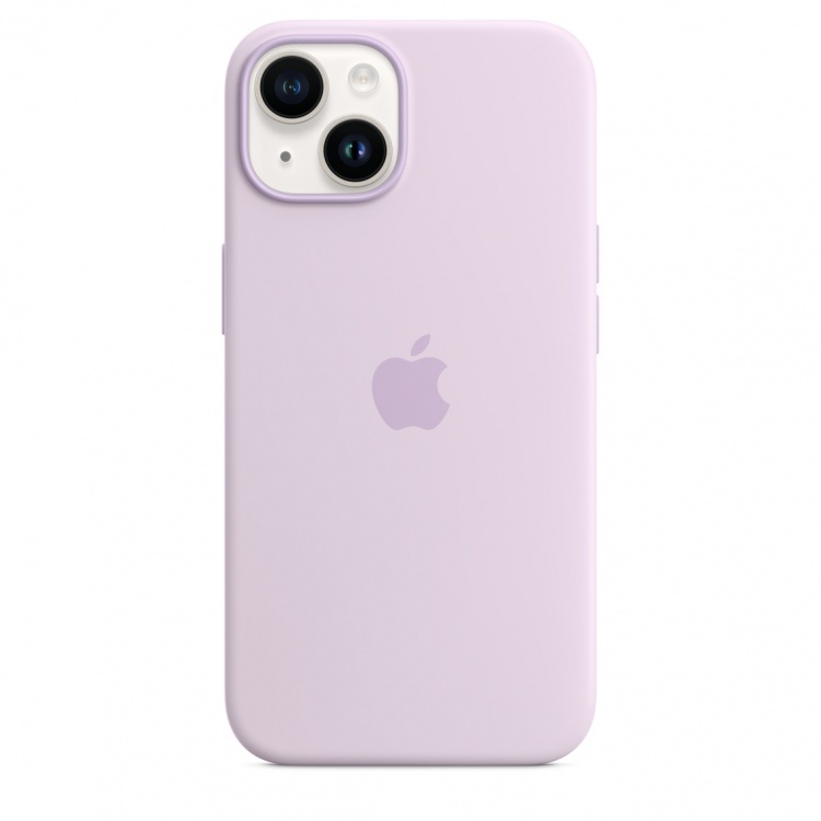 Чохол Apple Silicone Case для iPhone 14 with MagSafe (Lilac) Чохол Apple Silicone Case для iPhone 14 with MagSafe (Lilac)