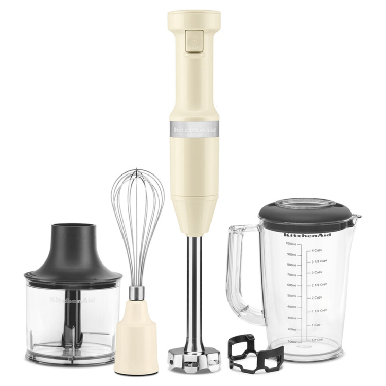 Блендер занурювальний KitchenAid з аксесуарами 5KHBV83EAC Cream (UA) Блендер занурювальний KitchenAid з аксесуарами 5KHBV83EAC Cream (UA)