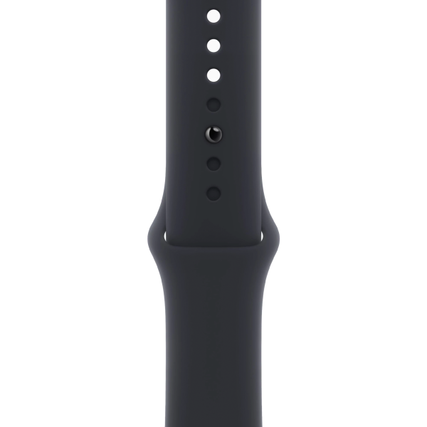 Apple Watch Series 9 GPS + LTE 45mm Graphite Stainless Steel Case with Midnight Sport Band – S/M (MRMV3)