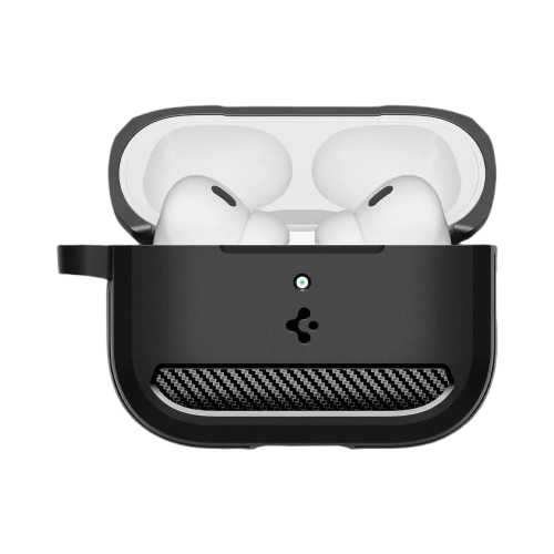 Чохол Spigen Rugged Armor для AirPods Pro 3 (Matte Black) (ACS09822)