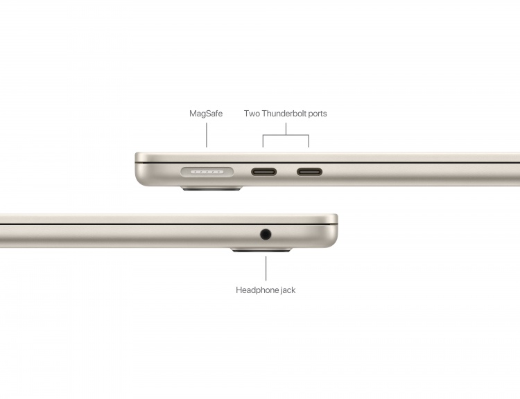 Apple MacBook Air 13“ Starlight M3 24/512 10GPU 2024 (Z1BA00160)
