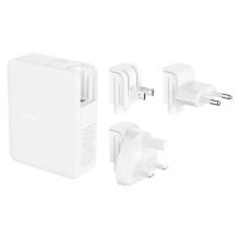Блок живлення Belkin Home Charger 140W 3хUSB-С GAN PD PPS, USB-A White (WCH014BTWH)