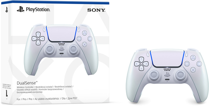 Бездротовий геймпад Sony PlayStation 5 DualSense (Chroma Pearl) (1000044472)