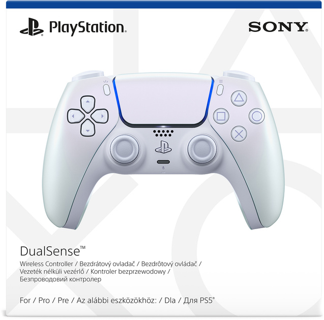 Бездротовий геймпад Sony PlayStation 5 DualSense (Chroma Pearl) (1000044472)