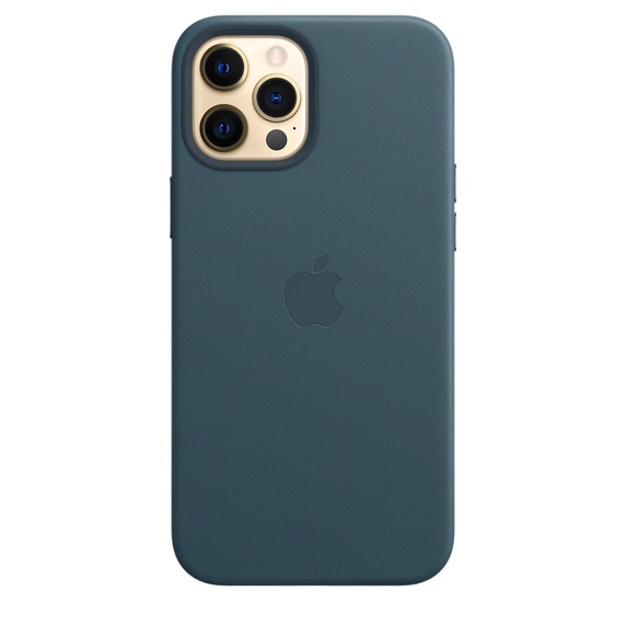 Чехол Smart Leather Case для iPhone 12 Pro Max 1:1 Original (Baltic Blue)