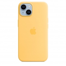 Чехол Apple Silicone Case для iPhone 14 with MagSafe (Sunglow)