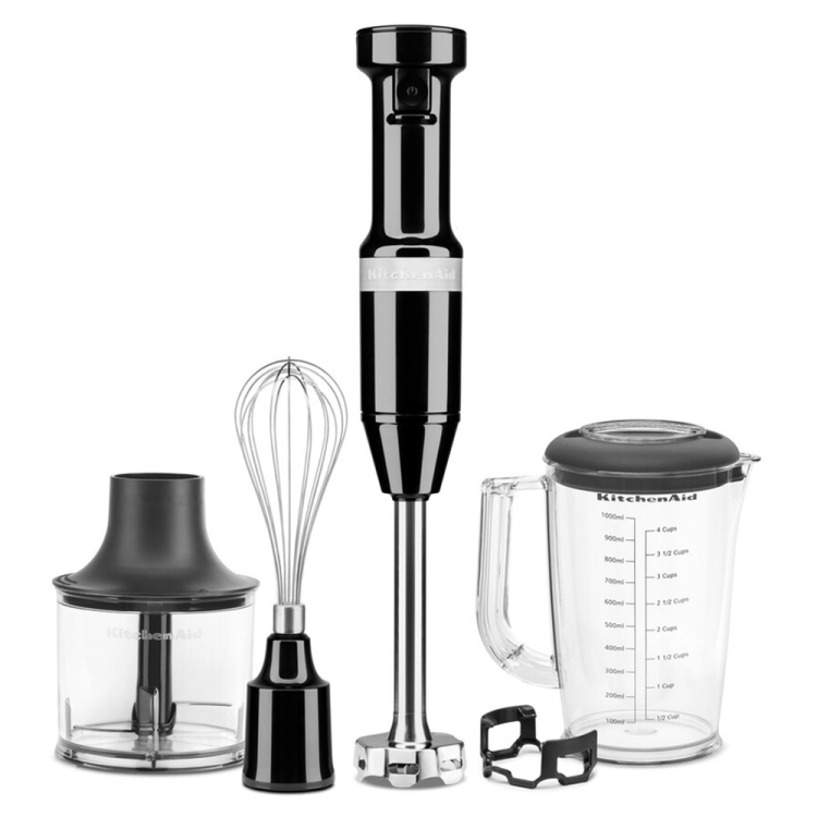 Блендер занурювальний KitchenAid з аксесуарами 5KHBV83EOB Black (UA) Блендер занурювальний KitchenAid з аксесуарами 5KHBV83EOB Black (UA)