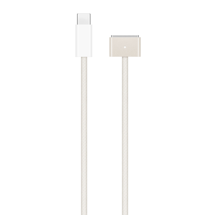 Кабель Apple USB-C to MagSafe 3 Cable 2m Starlight (MPL33)
